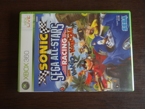 SONIC＆SEGA ALL STARS RACING　WITH BANJO-KAZOOIE　英文版　動作未確認