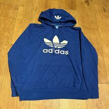 adidas スウェットパーカー SIZE L トレフォイル アディダス _画像1