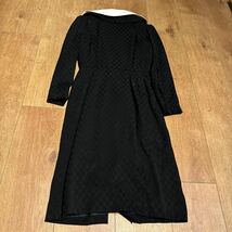 HANAE MORI 白襟 ワンピース SIZE 7A3_画像7