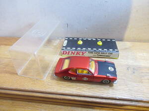 DINKY TOYS　No.213　フォードカプリ ラリーカー　ビンテージミニカー　プラケース付き　ガラス目　FORD CAPRI