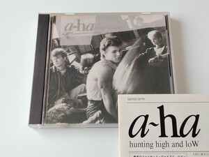 【85年旧規格日本盤】a-ha / Hunting High And Low CD ワーナー 32XD-375 1st名盤,アーハ,Morton Harket,Take On Me,80's POP,