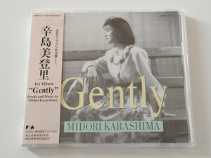 【極美品/帯定着維持/CSR刻印初回盤】辛島美登里 / Gently CD ファンハウス 00FD-7113 89年1st,ミリちゃん,時間旅行,松原正樹,仙波清彦,