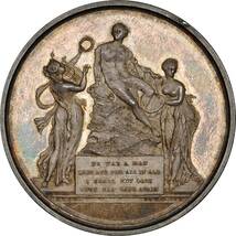 【最高鑑定】イギリス 1803 シェイクスピアズ・ワークス シルバーメダル NGC MS64 アートメダル 現存1枚 銀貨_画像1