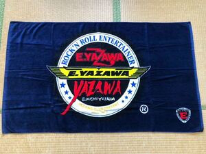  прекрасный товар Yazawa Eikichi SBT полотенце старый модель s Lee Logo эмблема имеется 1990 год производства темно-синий цвет товары 