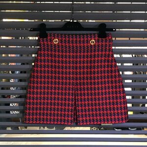 [ unused ] Gucci thousand bird .. miniskirt red group multicolor #38 S size 643737 red series 11633