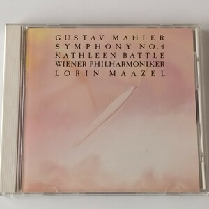 【美盤】マーラー/交響曲第4番 大いなる喜びへの賛歌(32DC346)マゼール/キャスリーン・バトゥル/ウィーン・フィルハーモニー管/1985年盤