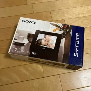ソニー SONY デジタルフォトフレーム S-Frame D75 7.0型 内蔵メモリー256MB ブラック DPF-D75/B