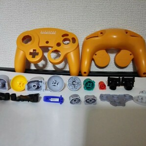 【分解洗浄済】後期型 GC ゲームキューブ コントローラ オレンジ 動作確認済 DOL-003 GAMECUBE CONTROLLER Orangeの画像8