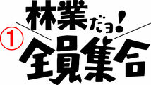 林業だょ！全員集合 ステッカー 林業機械 林業グラップル チェーンソー 斧 伐採 薪割り 鉄斧 手斧 林道 林業 道具 林業 ウインチ 農業 B99_画像1