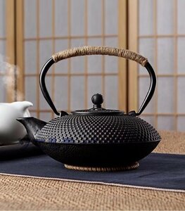 強力推薦★ 鉄器 老鉄瓶★新品 茶道具 対応 鉄やかん 鉄分補給 未塗装鉄器 900ml