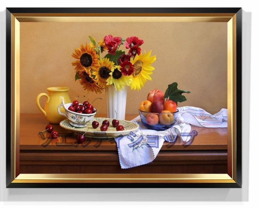 Special Sale! Popular and beautiful item★ Flowers Oil painting 60*40cm, Painting, Oil painting, Nature, Landscape painting