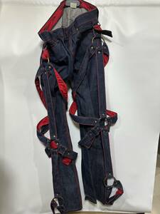 Levi's×JEAN PAUL GAULTIER/リーバイス×ジャンポールゴルチエ デニム ボンテージパンツ W32/L32