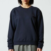 スウェット XXL ネイビー 裏パイル 12.7オンス 厚手 特厚 トレーナー 綿109％ 定番 無地 着画あり 丸首 メンズ A2019 3L 2XL 紺 紺色_画像3