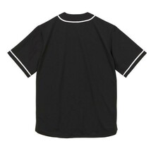 ベースボールシャツ XL トロピカル ピンク 野球 ユニフォーム 無地 半袖シャツ ドライ素材 吸水 速乾 シンプル 定番 ドライ A2031 LL 2L_画像7