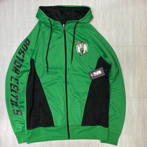 USA正規品 【L】 NBA公式ライセンスアイテム UNK ボストン セルティックス Boston Celtics ジップアップ フリースパーカー バスケット