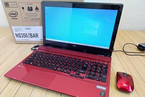 ★NEC PC-NS350BAR 第5世代i3-5005@2G/8G/1T/Wi-Fi/15.6液晶/BD-RE/Windows10