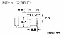 キタコ KITACO 0900-755-06107 低背ヒューズ(BFLP) 緑 30A 3個1セット 汎用 ヒューズ_画像2