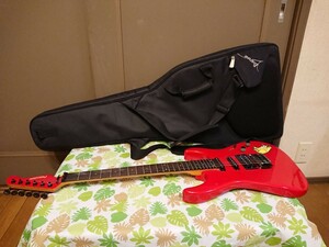 11XA01251 ◆エレキギター FERNANDES/フェルナンデス FRT TREMOLO SYSTEM トレモロシステム アイバニーズソフトケース付き◆