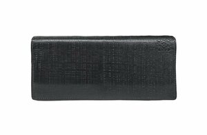 LOEWE ( Loewe ) long wallet long wallet linen Continental men's 062005 black brand /025