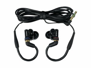 SONY (ソニー) INNER EAR MONITOR インナー イヤー モニター イヤホンMDR-EX800ST ブラック 家電/025