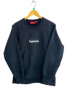 Supreme (シュプリーム) BOX LEGO CREWNECK 15AW ボックス ロゴ スウェット トレーナー 綿 RN101837/CA32812 M ブラック メンズ/004