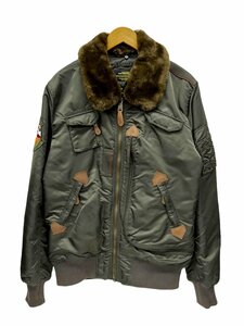 ALPHA INDUSTRIES (アルファ インダストリーズ) フライトジャケット インジェクター ジャケット ファー取り外し可 21010-076 M カーキ/028