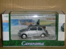 1/43 Cararama Fiat 500D 銀_画像1