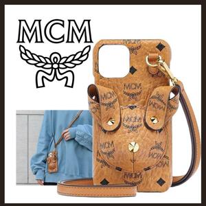 ○★新品未使用　MCM (エムシーエム)　ラビット　iPhone11Proケース　ブラウン★○