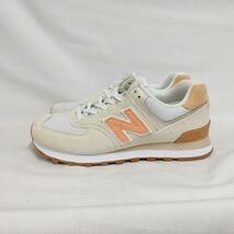 ○★新品 未使用 NEW BALANCE WL574RD2 定番シューズベージュ○●_画像3