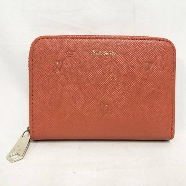 ○★新品未使用　Paul Smith (ポールスミス)　スミシーハート　小銭入れ　コーラル★○