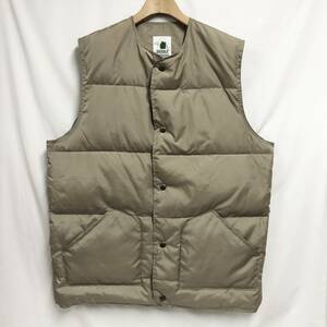 0* new goods unused SIERRA DESIGNS( sierra design z) light down vest L beige *0