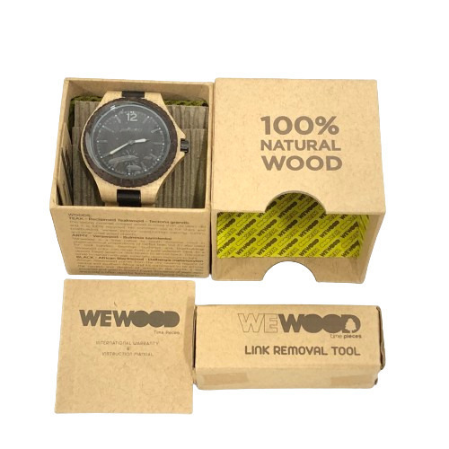 ○★新品 未使用 WEWOOD ウィーウッド SIKO シコ メンズ 腕時計 木製 サイズ調整工具付き