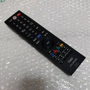 全ボタン動作確認済み 【匿名配送料230円！】 FUNAI FRM-104TV TV テレビリモコン フナイ 電池蓋無し 出品番号2