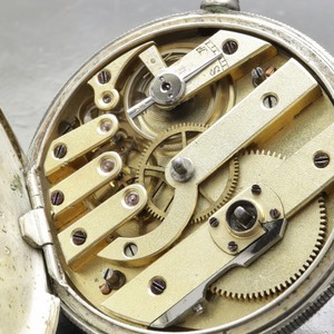 G.Juvet 鍵巻き 銀無垢 ジュネーブ 懐中時計 1870-1881年