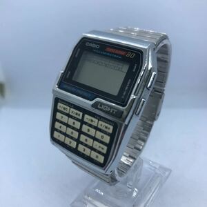 1円〜【CASIO カシオ】 DATA BANK 80 データバンク DBC-810 クオーツ デジタル 腕時計