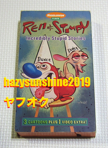 レン&スティンピー REN & STIMPY VHS VIDEO ビデオ INCREDIBLY STUPID STORIES ニコロデオン