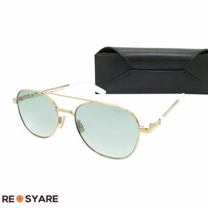  beautiful goods Dior Homme DIORSTREET2 J5G8Z double Bridge metal frame gradation lens sunglasses glasses leather case attaching 46213