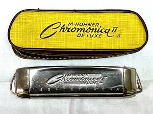 ☆激レア ドイツ製 　ホーナー ＨＯＨＮＥＲ ＣＨＲＯＭＯＮＩＣＡ ＤＥＬUXEⅡ ハーモニカ a440【USED美品/委託品】