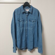 リーバイス Levi's 長袖デニム ウエスタンシャツ XL Western インディゴ 06A2206 _画像1