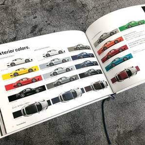 ポルシェ 911Carrera 992型【厚口版 ハードカバー 本カタログ】108ページ PORSCHE 2020.7版 ＆【モデルレンジカタログ】2021.08版 送料込の画像6