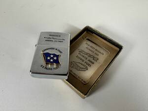 実物　アメリカ海軍　スーバニア　ZIPPO　オイルライター　1975年製？　ベトナム戦争　NAM戦　太平洋艦隊　未使用品