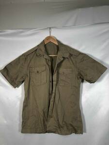 Израильская армия? Детали Неизвестная летняя рубашка Хаки Американская армия? Короткий рукав с короткими рукава