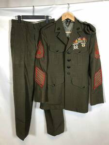 Реальная армия США Американская корпус морской пехоты Ганни Гунни униформа, установленная вершина и нижняя крышка USMC Full Metal Jacket Heartman Используется