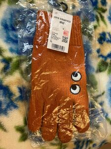 新品未使用タグ付き　ユニクロ　アニヤハンドマーチ　オレンジ　Lサイズ 綺麗なオレンジと、アイコンのおメメが可愛い 