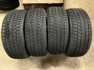 225/55R18 スタッドレス 4本 20年製 ブリヂストン DM-V3 溝約7.5mm〜 