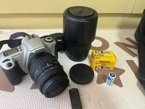 Canon一眼レフ　収納バック　予備レンズ付き　 カメラ