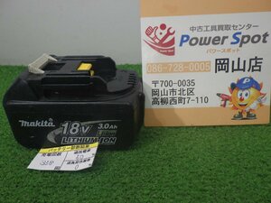 過放電率高いです★マキタ バッテリー 18V 3.0Ah BL1830 充電回数358回 過放電率50% 工具 makita 現状お渡し 筆跡あり ジャンク品 240122