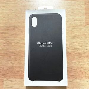 ★新品★Apple アップル 純正 iPhone XS Max レザーケース・ブラック 82B⑥