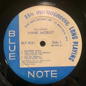 HANK MOBLEY / SOUL STATION オリジナル盤 / BLP4031、MONO、63rdラベル、DG、pマーク、RVG刻印有り / ブルーノート、ハンク・モブレーの画像6