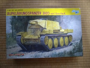  Dragon 1/35 38(t).. tank 7.5cm. installing type not yet constructed 